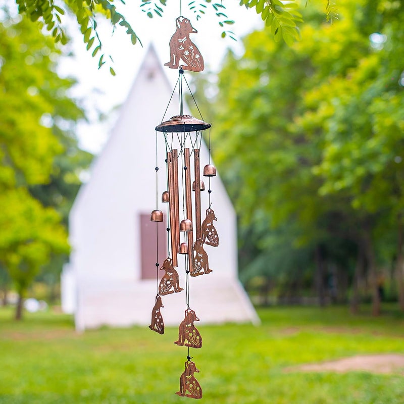 EZTZEN French Bulldog Wind Chimes for Outside,Dog Gifts for Women/Men/Sympathy Gift/Memorial Gifts/Birthday Festival Metal windchimes Outdoors/Indoors,Patio,Garden Decor,Home,Porch,Yard - Image 2